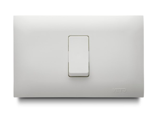 [176253 | VIP12032] Conmutador Simple No Neon Veto Basic Bl