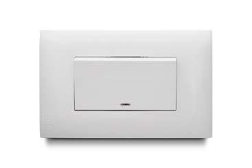 [176300 | VIV14463] Interruptor Simple Balancin Ancho Blanco Veto Vive
