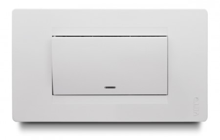 [176303 | VIV14661] Conmutador Simple Balancin Ancho Blanco Veto Vive