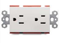 [176419 | PLU60248] Tomacorriente Doble 2P+E 72Mm Blanco Veto Plura