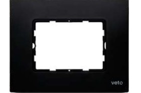 [176458 | PLU62020] Placa 3H Negro Veto Plura