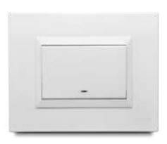 [176504 | PLU60774] Conmutador Simple Preensamblado Bl Veto Plura