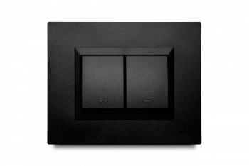 [176514 | PLU61818] Interruptor Doble Preensamblado Ne Veto Plura