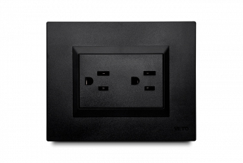 [176522 | PLU61917] Tomacorriente Doble Preensamblado Ne Veto Plura