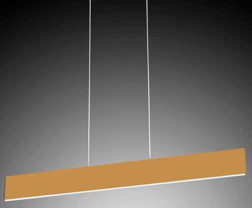 [181150 | P16010-18W GD] Lamp. Colg. Led Dimerizable 18w 3k Dorado (780x80)mm