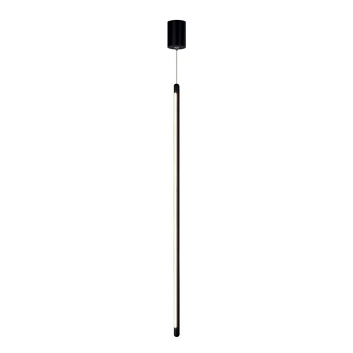 [181167 | P20306-18w Bk] Lamp. Colg. Led 1L Vertical 18w 3k Negro (70x1500)mm