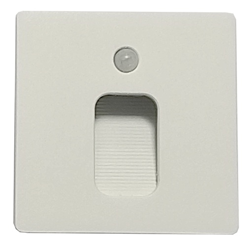 [181340 | Q9501W] Lamp. Pared Led Cuadrada 1L C/Sensor 3W 3K Blanco