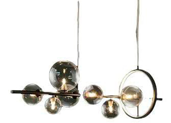 [181563 | Y8863-D7] Lamp. Colg. 7Xg9 L-900 H-300