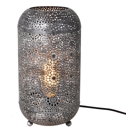 [181912 | TD-0238] Lamp. Mesa 1L E27 Metal Troquelado (180X340Mm)