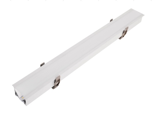 [182325 | 181325] Lamp. Led Lineal Emp. Aluminio Blanco 42W 4K (1200X65X35Mm) 100-265V