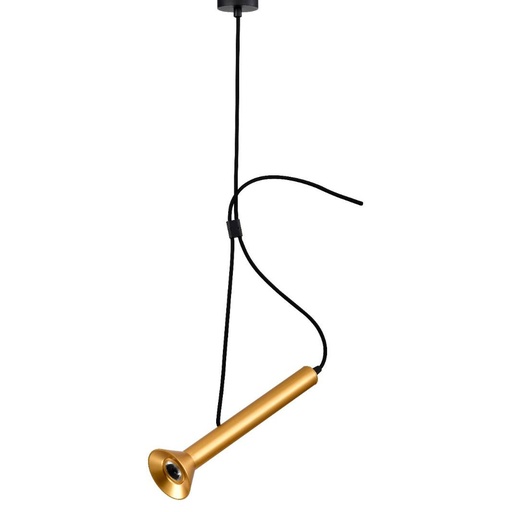 [182451 | P0888-1A GD] Lamp. Colg. Led 7W 300X1500Mm Al 90-260Vac 50/60Hz Dorado 3K