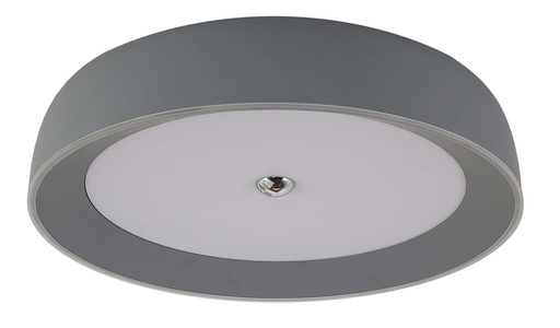 [200148 | T6001S GK] Lamp. Techo Led T/Plafon D36Cm 36W Gris+Blanco