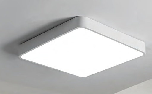 [200183 | SQ600-WH] Plafon Led Cuadrado Blanco (L600xL600xH50)mm 60w 3cct 3k/4k/6k (85-265)v
