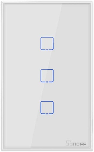 [250003 | SIW-TB003] Interruptor Tactil Wifi 3L Triple Blanco