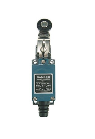 [310150 | AZ8108] Limitador Met. Azul Rodillo Largo Regulable