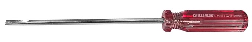 [320115 | 46-575] Destornillador Plano Rojo 4Mm 4'' Crossman