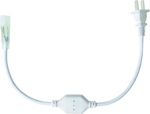 [430161 | 1007 / 8mm 120v] Adaptador P/Cinta T.Mang Led 120V Un Color 8Mm