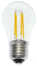 [430272 | E27-G45-4W-AMB] Foco Led T/Bola G45 E27 4W 3K Ambar 110-130V (D45Mm)