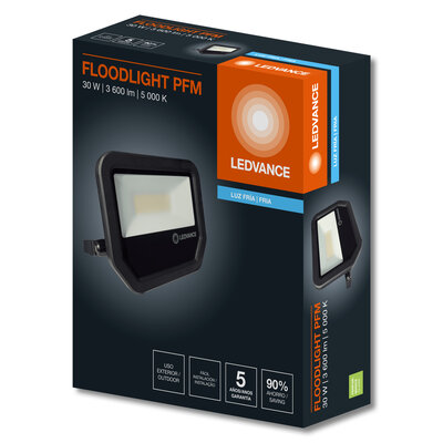 [450213 | 7024791] Reflector Led 30W CCT 3K/4K/5K Floodlight Pfm Ledvance