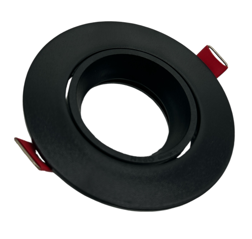 [010113 | H103-1-RD-BLACK] O.B. Prof. Gu10 Movil Red. Plastico Negro (D90X25Mm)
