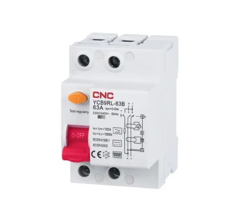 [080212 | YCB9RL 1P+N 40A] INTERRUPTOR DIF. R/DIN 1P+N 40A 10KA YCB9RL CNC