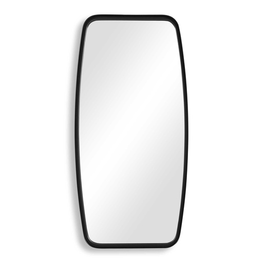 [151259 | W00514] ESPEJO RECTANGULAR DE METAL NEGRO 51x102cm