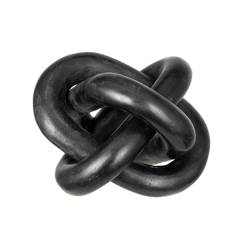 [151294 | 83674-BLAC] FIGURA DE CADENA DE MARMOL NEGRA