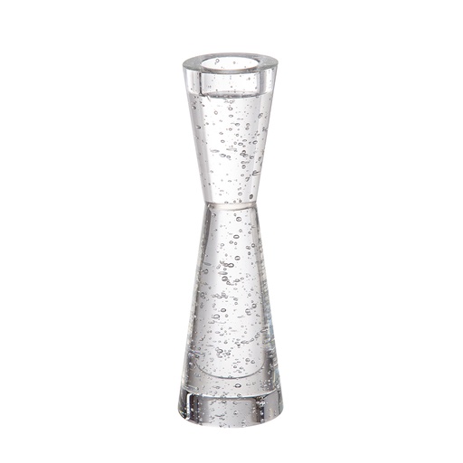 [151299 | 70369-SA] CANDELABRO DE VIDRIO CON TEXTURA