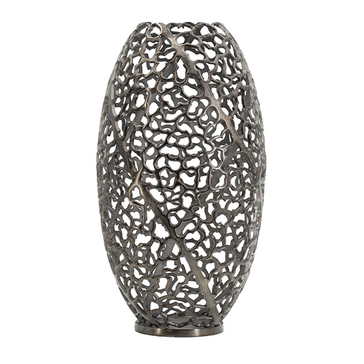 [151319 | 48665] FLORERO DE METAL MODERNO NEGRO