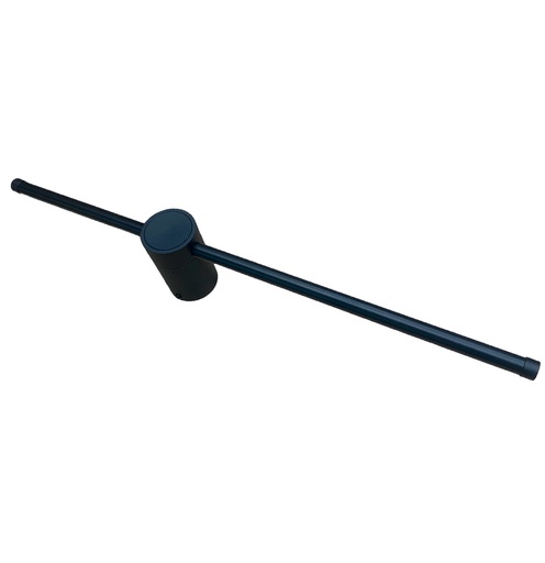 [180233 | 711078-600] APLIQUE PARED LINEAL ALUMINIO NEGRO 12W 3K (105X60X605MM)