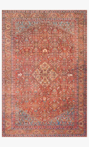 [154228 | 35604] ALFOMBRA LOREN (2.23X2.89)M ROJO/MULTI