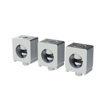 [090959 | 1SDA104742R1] Kit Terminales FC CuAl - 1x120...240mm2 p/breaker SACE Tmax XT5 (03 piezas), ABB