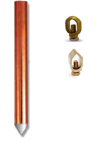 [100808] KIT varilla Cu 1.5m x 5/8 c/conector HBR 1615+TH-12-58