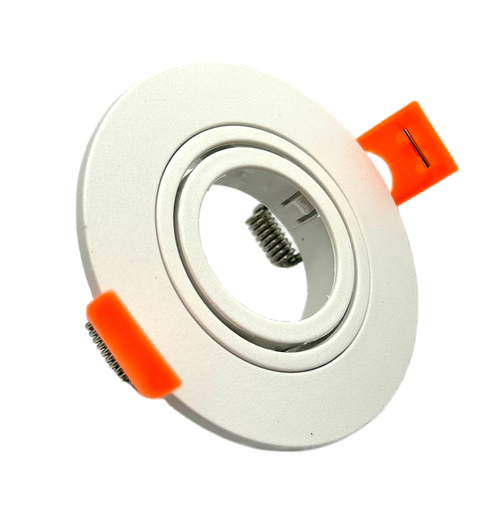 [010020 | KZ-TS160S-WH-010020] O.B. GU10 Movil Red. Plastico Blanco D75mm