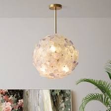 [192050 | 8798-530] Lamp. Colg. 10L E14 Moderna Redonda Chandelier Cristales Detalle Flores D500mm